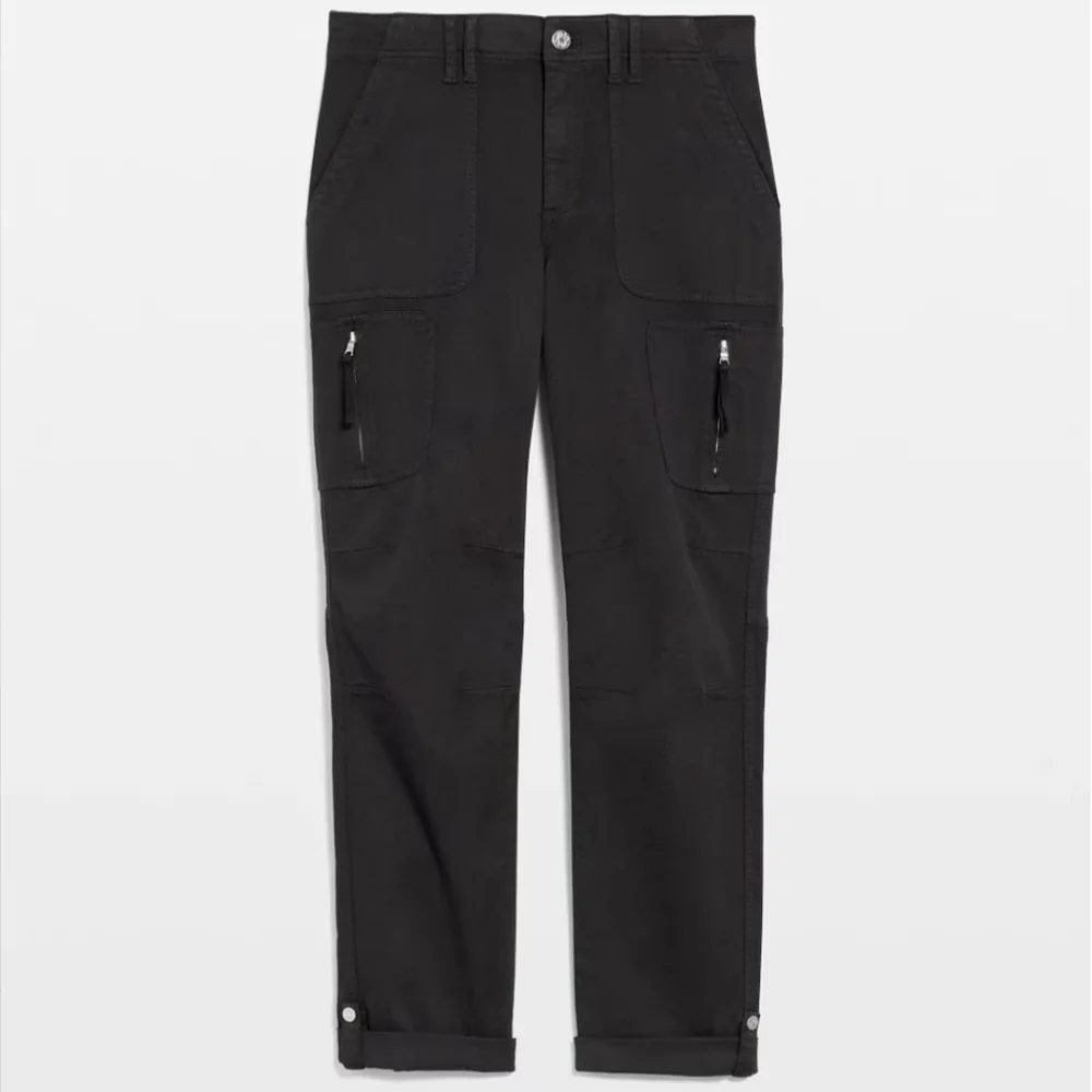 White House Black Market Pret-A-Pedi Straight Cropped Pants Black 2 - Picture 9 of 9